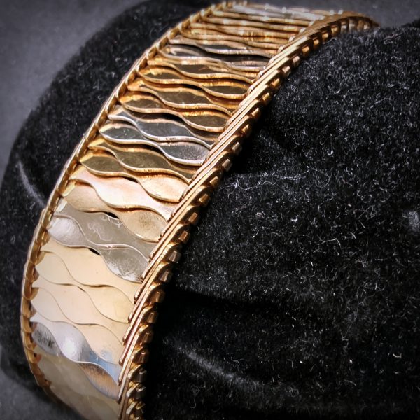 Pulsera Brazalete bicolor. - Imagen 2